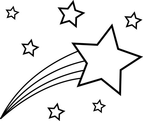 shooting stars coloring pages