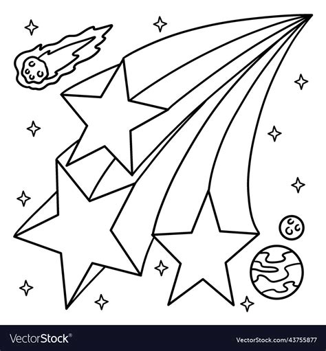 shooting stars coloring pages