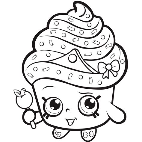 shopkins colouring pages