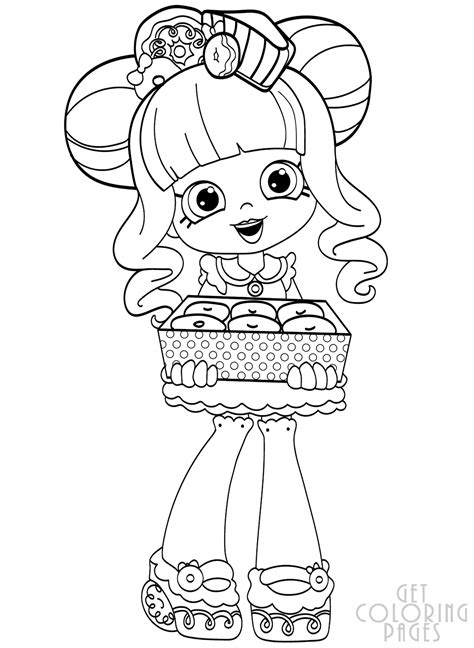 shoppie coloring pages