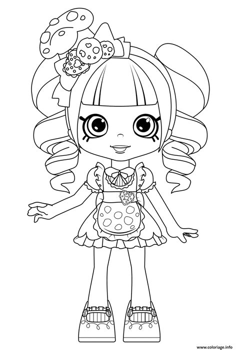 shoppie coloring pages