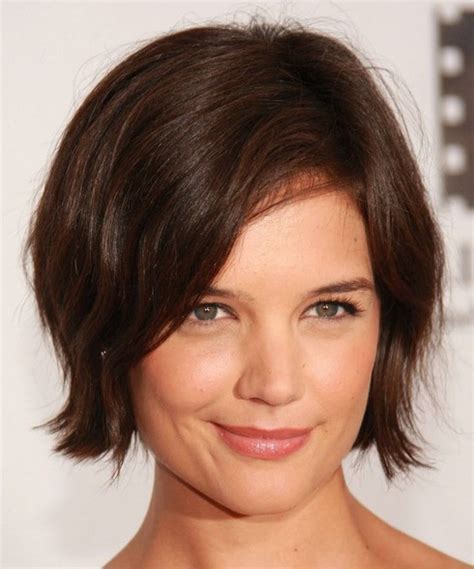 short bob with deep side part