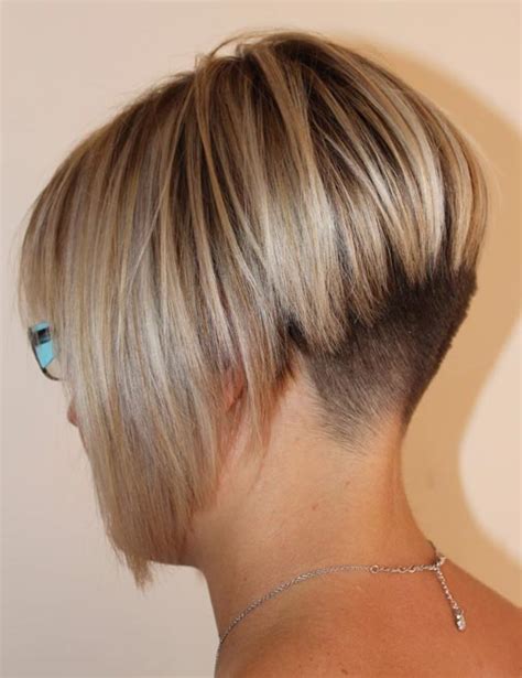 short bob with tapered back