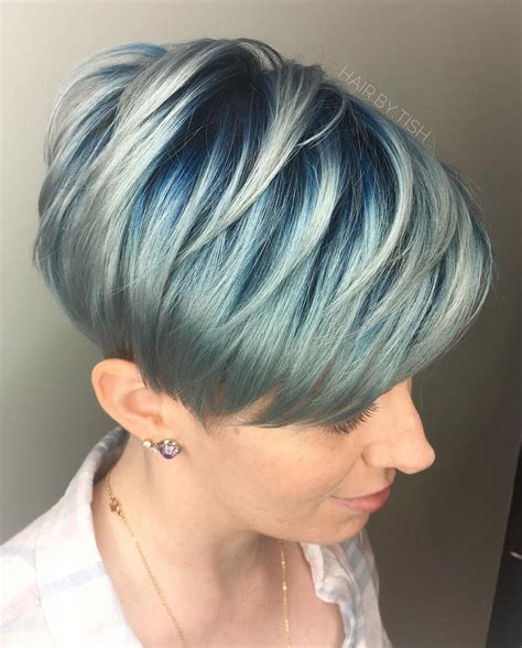 short hair color and style