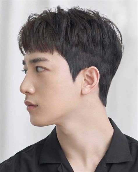 short hair korean style male