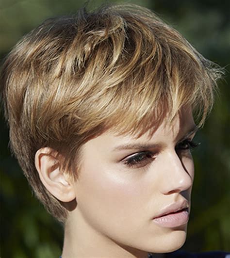 short hair styles and colours