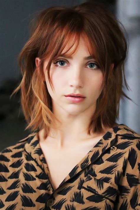 15 Short Layered Haircuts With Wispy Bangs - Short Hairstyle Trends ...