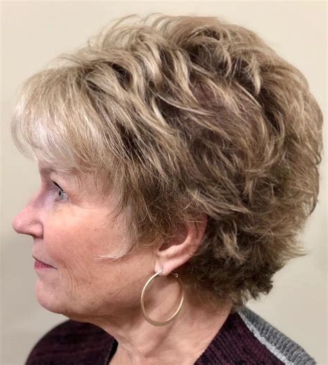 short layered hairstyles for women over 60