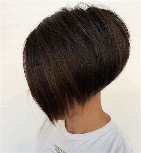 short stacked in the back hairstyles
