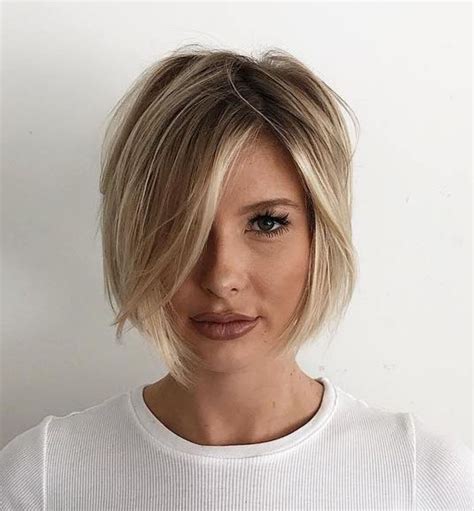 short thin bob