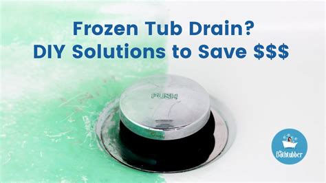 shower drain frozen
