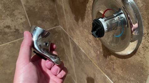 shower faucet loose from wall