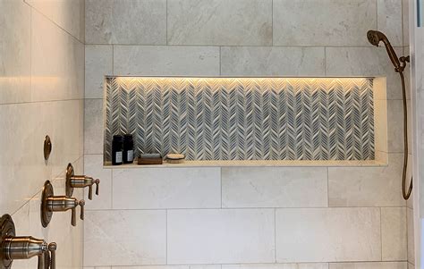 shower niche lighting