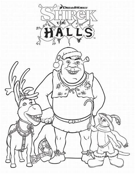 shrek 2 coloring pages