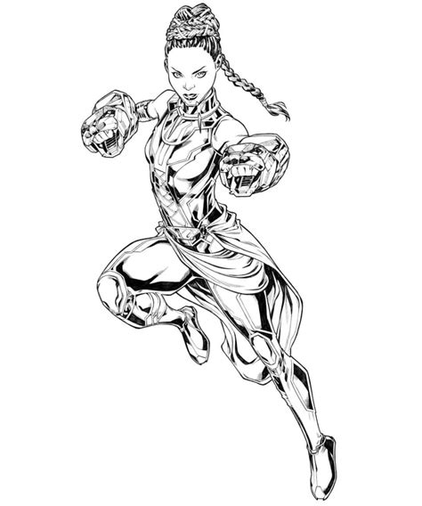 shuri coloring pages