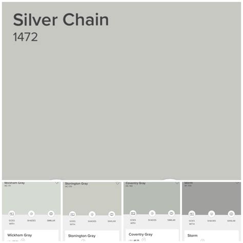 silver chain paint