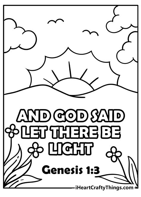 simple bible coloring pages