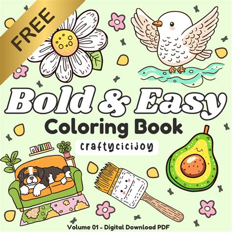 simple coloring book pdf