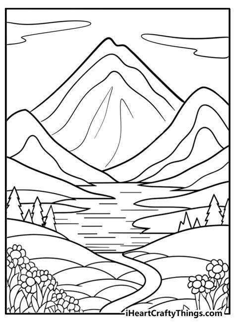 simple coloring pages adults