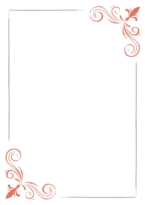 Simple Printable Borders