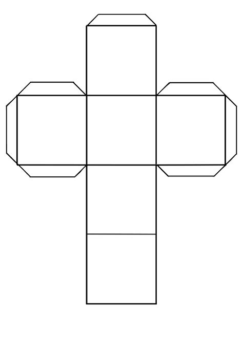 Six Sided Dice Template