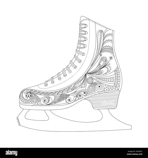 skating colouring pages