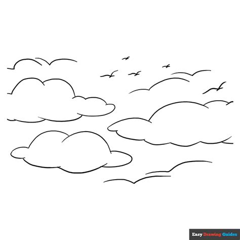 sky coloring page