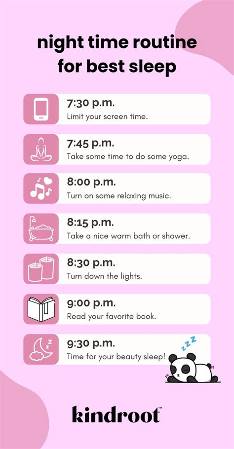 sleep routine