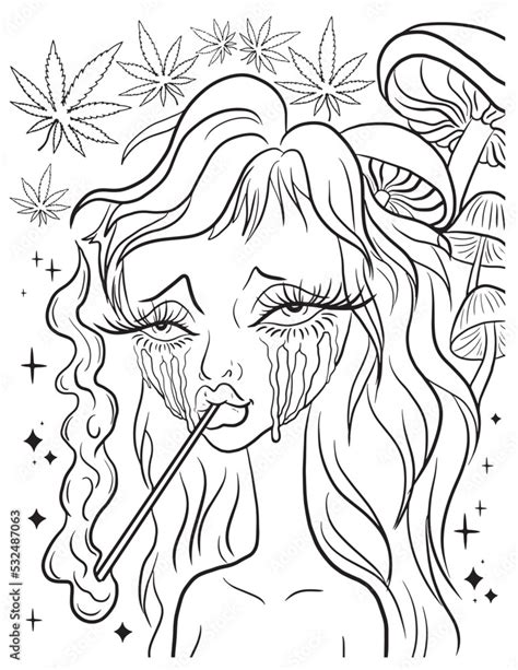 smoking coloring pages