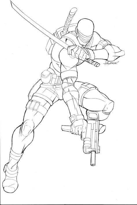 snake eyes coloring pages