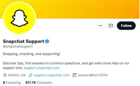 Snapchat Support Twitter