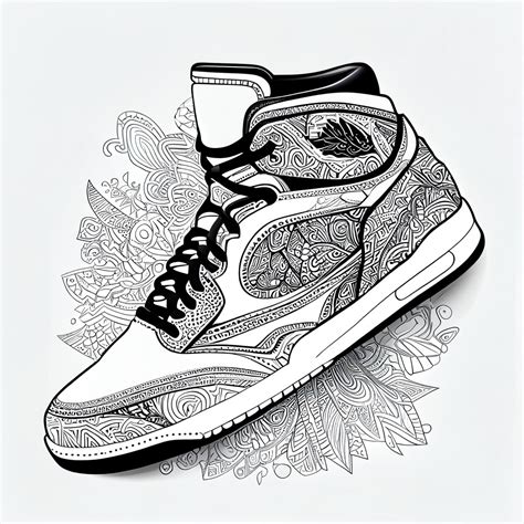 sneaker coloring book