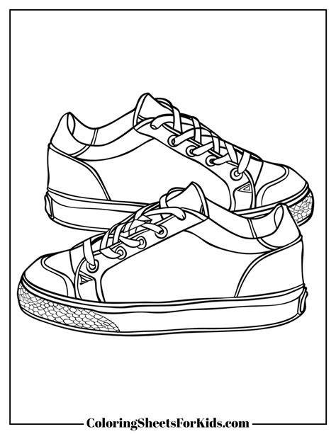 sneaker coloring book pdf