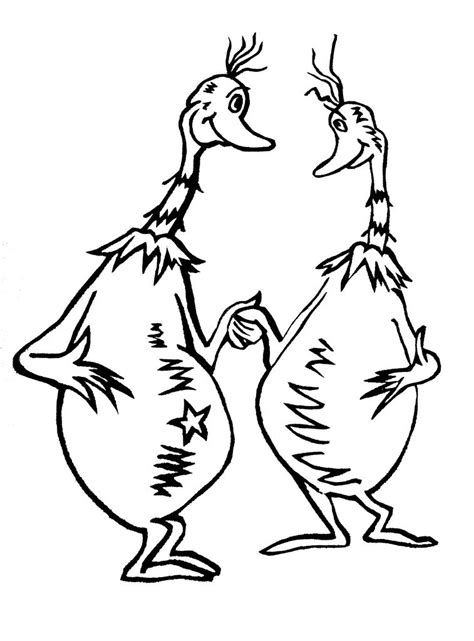 sneetches coloring pages