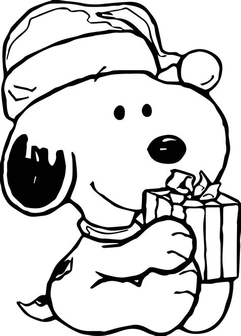 snoopy charlie brown christmas coloring pages