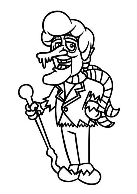 snow miser coloring pages