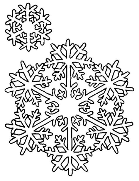 snowflakes coloring pages