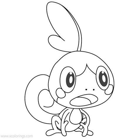 sobble coloring pages