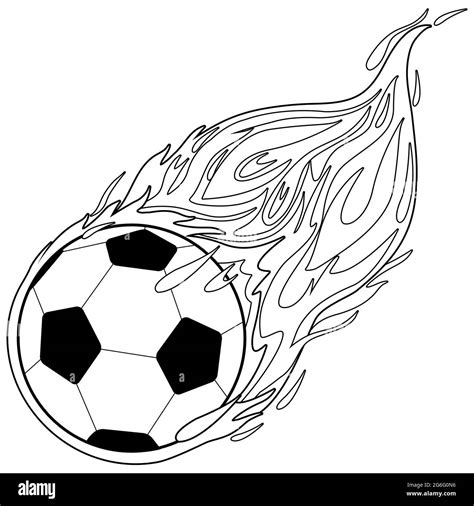 soccer ball coloring page