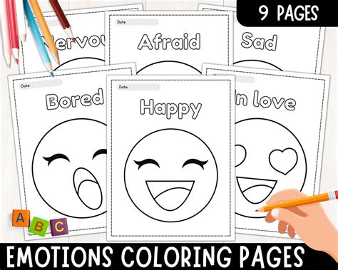 social emotional coloring pages