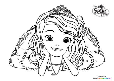 sofia colouring pages