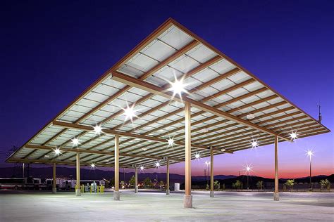 solar canopy lighting