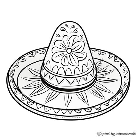 sombrero coloring pages