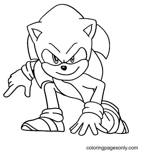 sonic 2 movie coloring pages