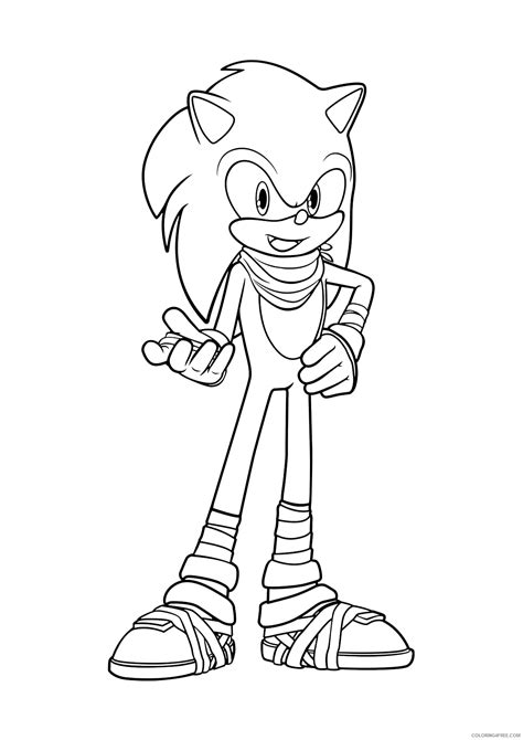 sonic boom coloring pages to print
