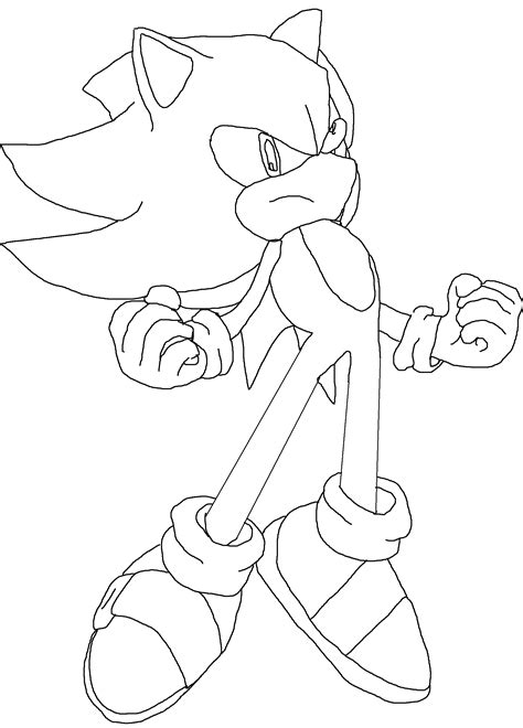 sonic coloring pages