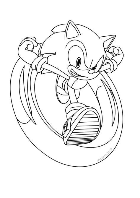 sonic colouring in