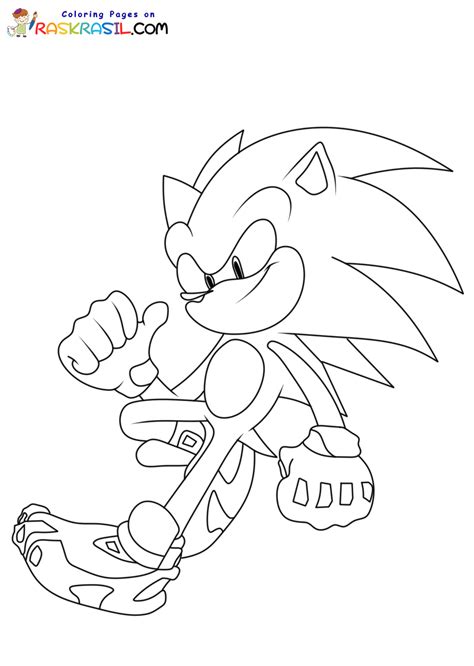 sonic prime coloring pages