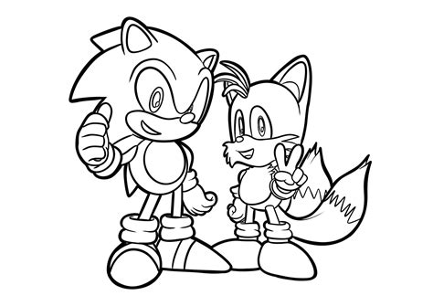 sonic sonic coloring pages