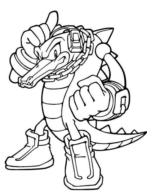 sonic vector coloring pages